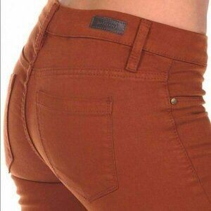 Blank NYC Rust Denim Spray On Super Skinny Jeans